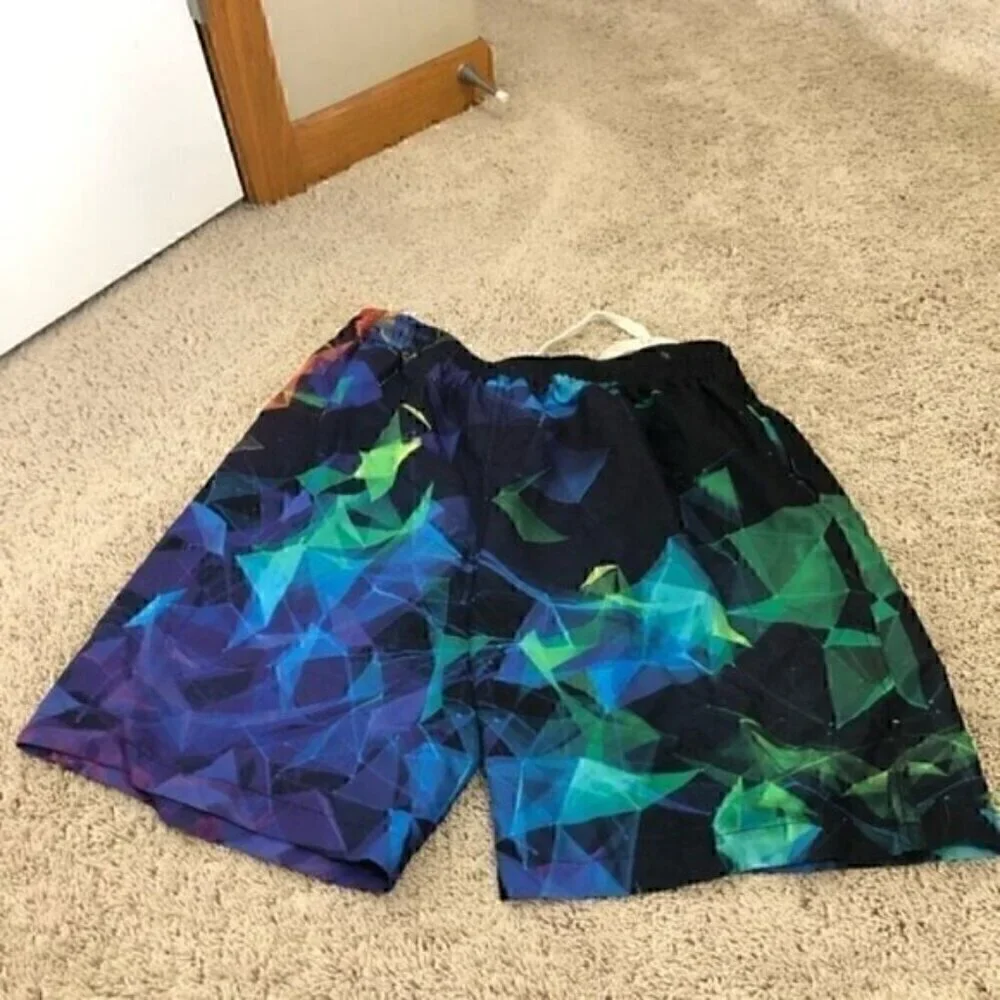 Men’s colorful swim trunks